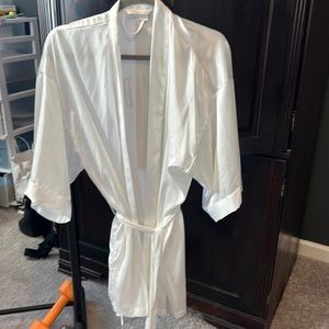 Bride silk robe